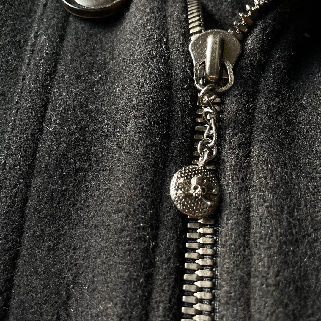 10.8万 Roen 46ロエン スワロフスキー スカル ライダース Y2K