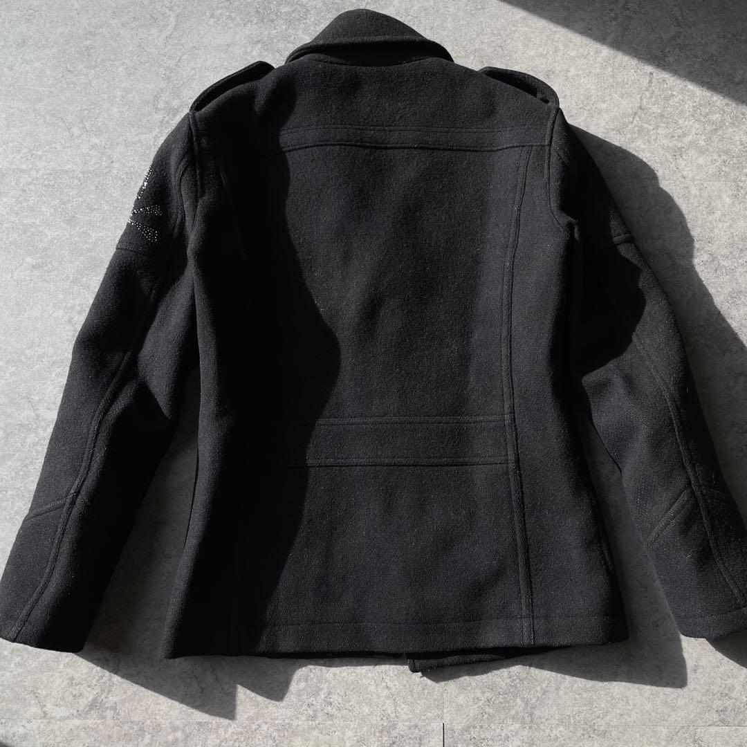 10.8万 Roen 46ロエン スワロフスキー スカル ライダース Y2K