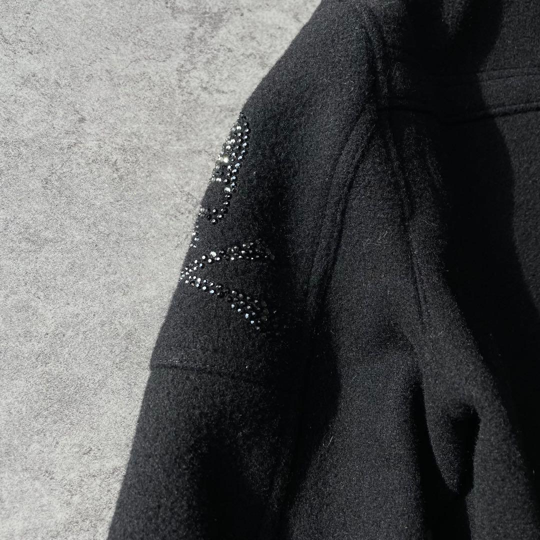 10.8万 Roen 46ロエン スワロフスキー スカル ライダース Y2K