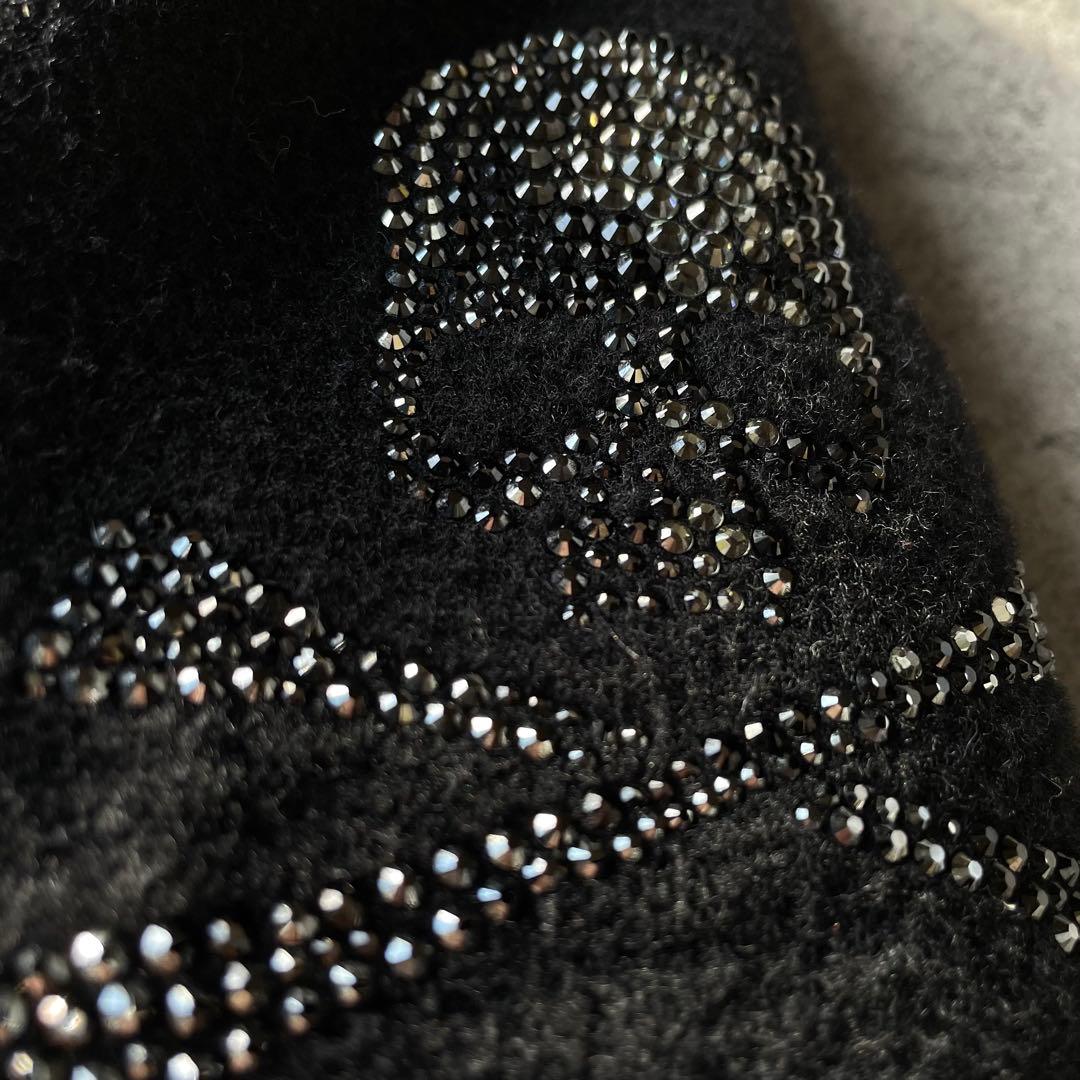 10.8万 Roen 46ロエン スワロフスキー スカル ライダース Y2K