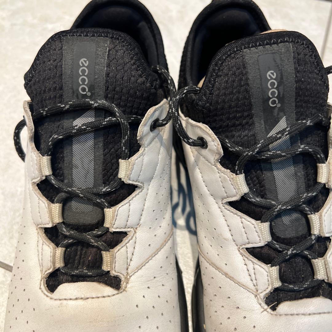 ECCO ゴルフシューズ ホワイト/ブラック