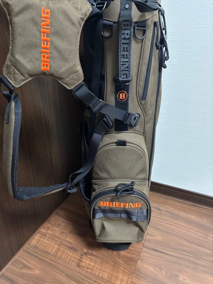 希少　限定　ブリーフィング　キャディバッグ オッシュマンズ　ヘッドカバー付き