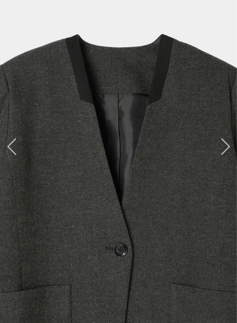 ジャケット・アウター louren no collar jacket