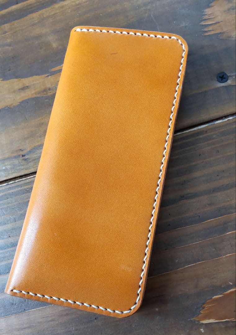 ロングウォレット　長財布　栃木サドルレザー　レザークラフト☆総手縫い☆(237)