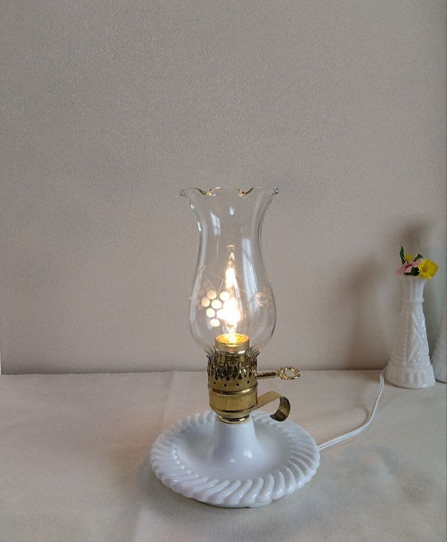 エッジングシェード キャンドル コテージランプ ぶどう柄