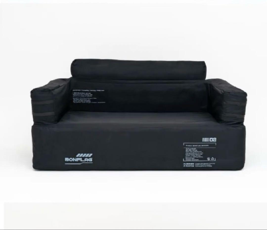 ★BONFLAG★AIR SOFA★エアソファ★ボンフラッグ★黒★ブラック★2人