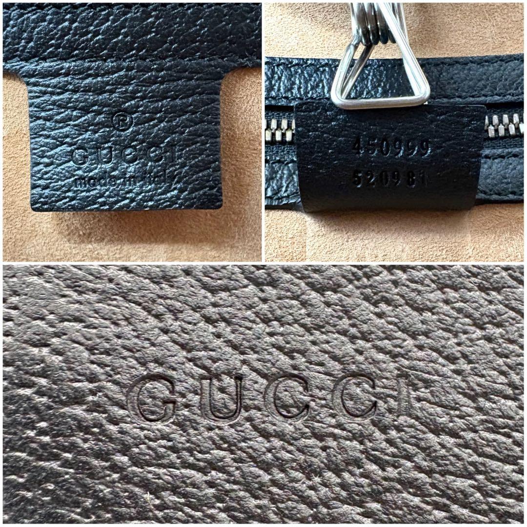 【BTSテテ愛用☆美品】GUCCI ボストンバッグ キングスネーク ブラック