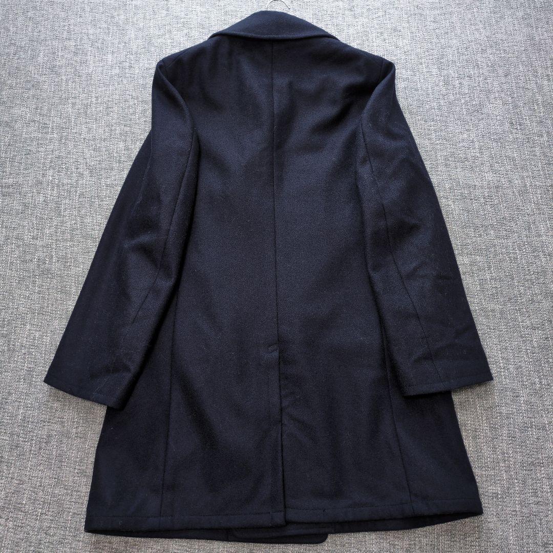 シップス　リングヂャケット　ダブルブレスト　ウールコート　着用感のない美品