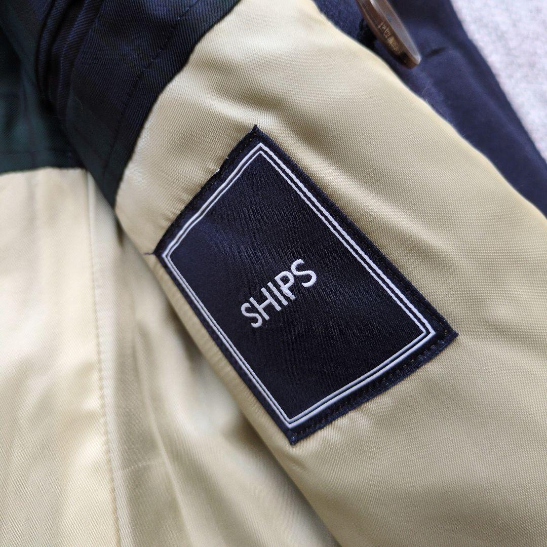 シップス　リングヂャケット　ダブルブレスト　ウールコート　着用感のない美品