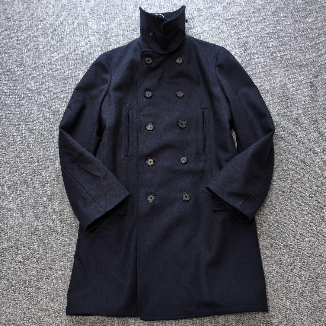 シップス　リングヂャケット　ダブルブレスト　ウールコート　着用感のない美品