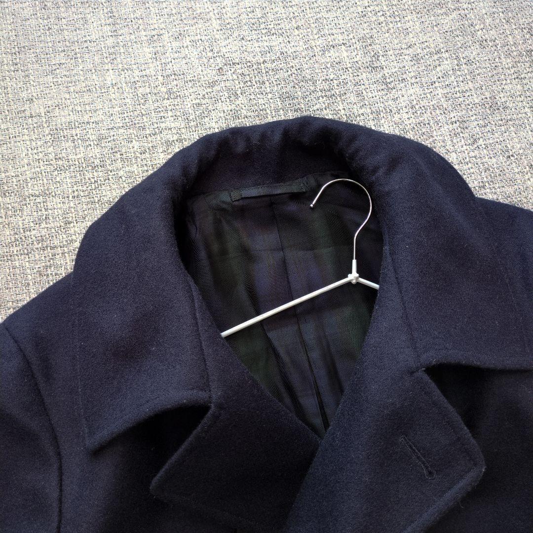 シップス　リングヂャケット　ダブルブレスト　ウールコート　着用感のない美品