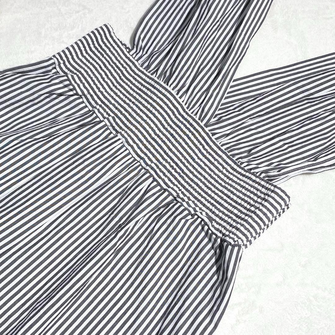 現行品✨23SS フィーニー STRIPE DUMP オールインワン2 38 M