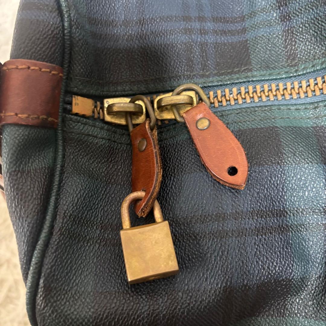 良品✨ポロラルフローレン ボストンバッグ 大容量 ブラックウォッチ チェック