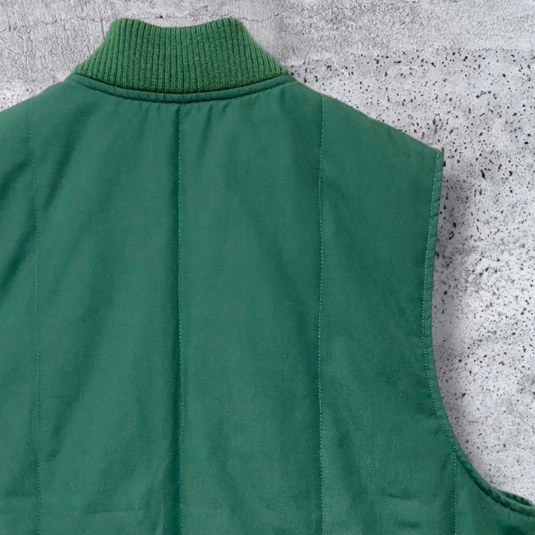 【極美品・中綿入り・希少カラー】ネイバーフッド ワークベスト 緑M 稲葉 長瀬