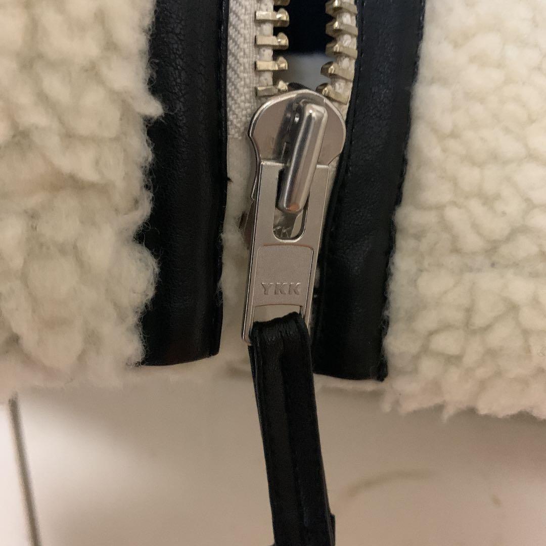 FURFUR レザーライクボンバージャケット