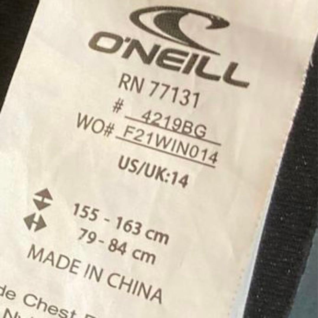 新品未使用タグ付き　オニール　セミドライ5/4mm レディースM相当