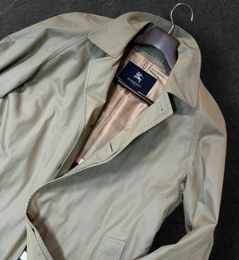 DH05 メガチェック BURBERRY LONDON/バーバリー ライナー付き