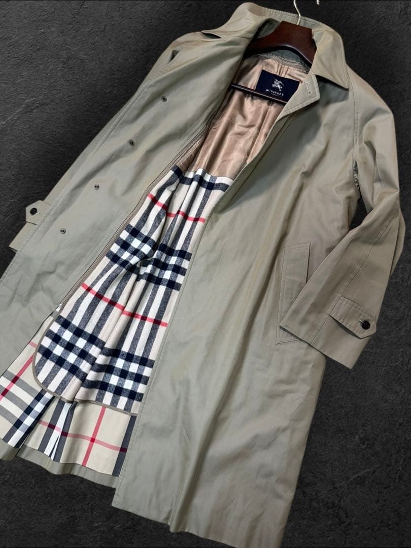 DH05 メガチェック BURBERRY LONDON/バーバリー ライナー付き