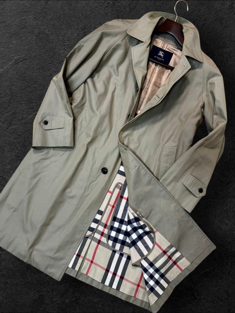 DH05 メガチェック BURBERRY LONDON/バーバリー ライナー付き