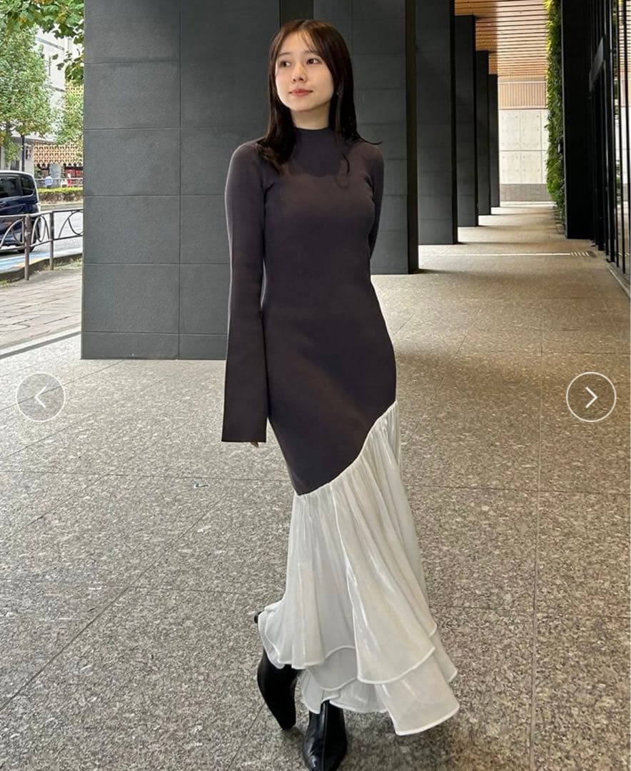 anuans ドッキングニットワンピース⋈﻿