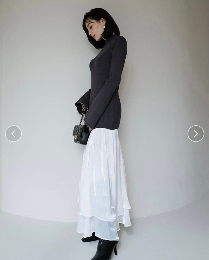 anuans ドッキングニットワンピース⋈﻿