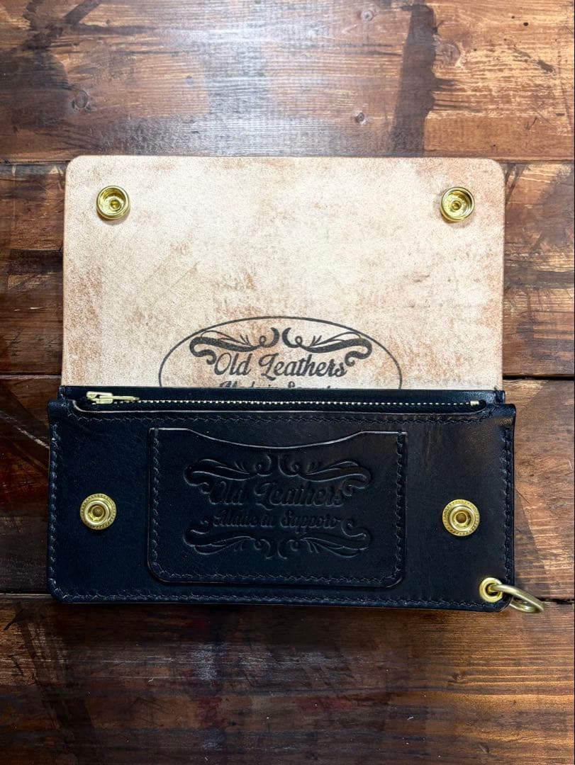 トラッカーウォレット TW-01 茶芯 ヌメ 手染め