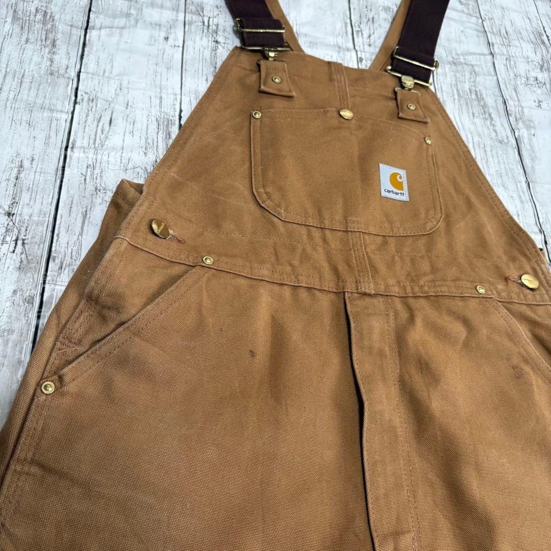 Carhartt カーハート ダック地 ダブルニー オーバーオール XL