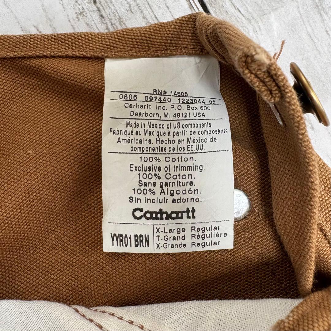 Carhartt カーハート ダック地 ダブルニー オーバーオール XL