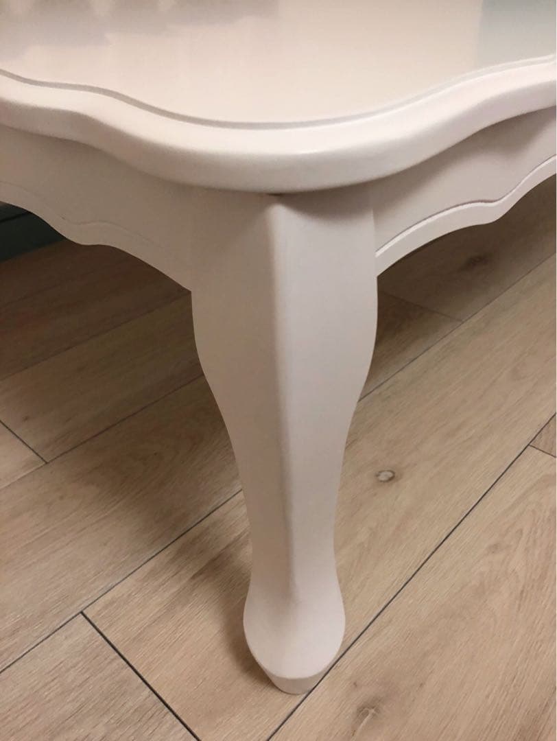 ホワイトクラシックセンターテーブル、ロマプリ 量産型