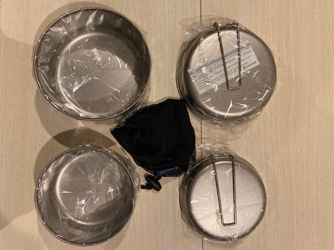 スノーピーク チタンクッカー&マグカップセット