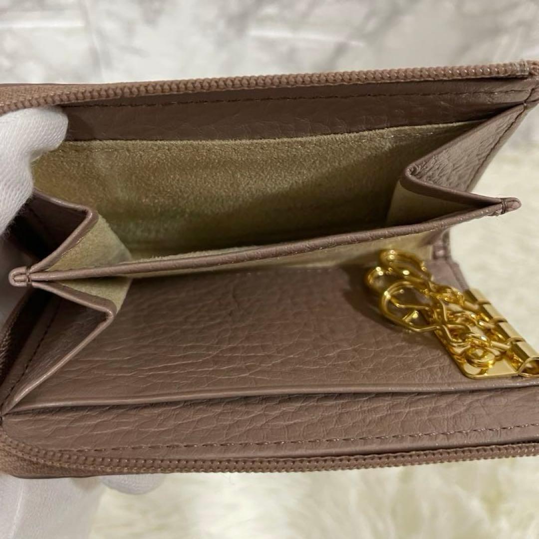 【未使用級】ATAO ベル　キーケース＋ミニ財布　チェリー