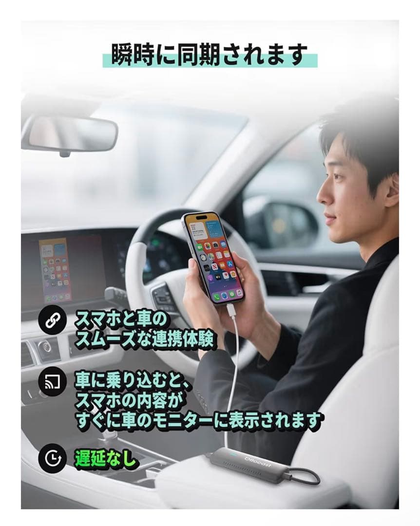 タ*ャ様 Ottocast Mirror Touch ワイヤレスCarPlay