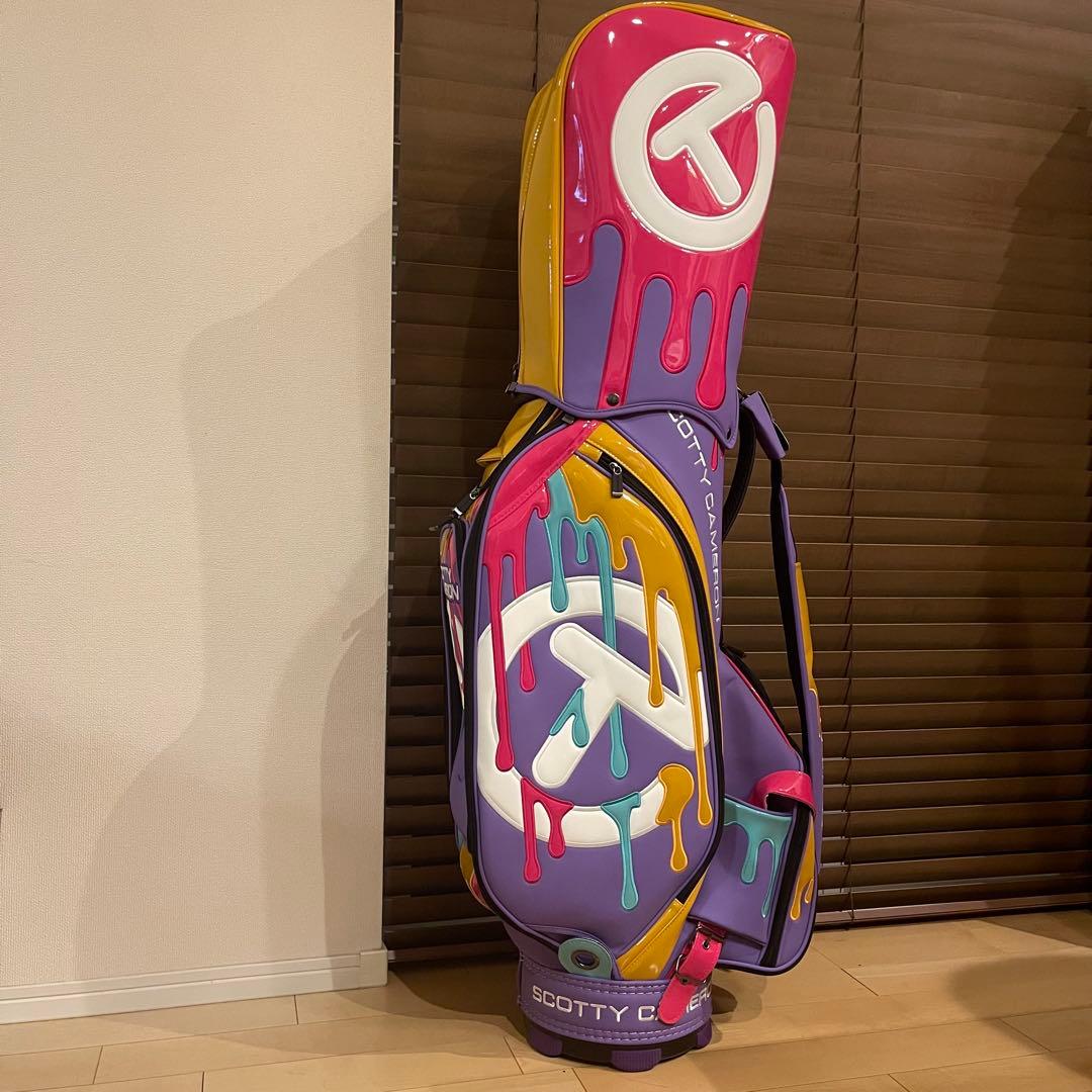 Titleist SCOTTY CAMERON キャメロン キャディバッグ 紫赤