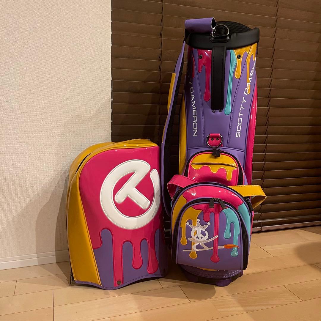 Titleist SCOTTY CAMERON キャメロン キャディバッグ 紫赤