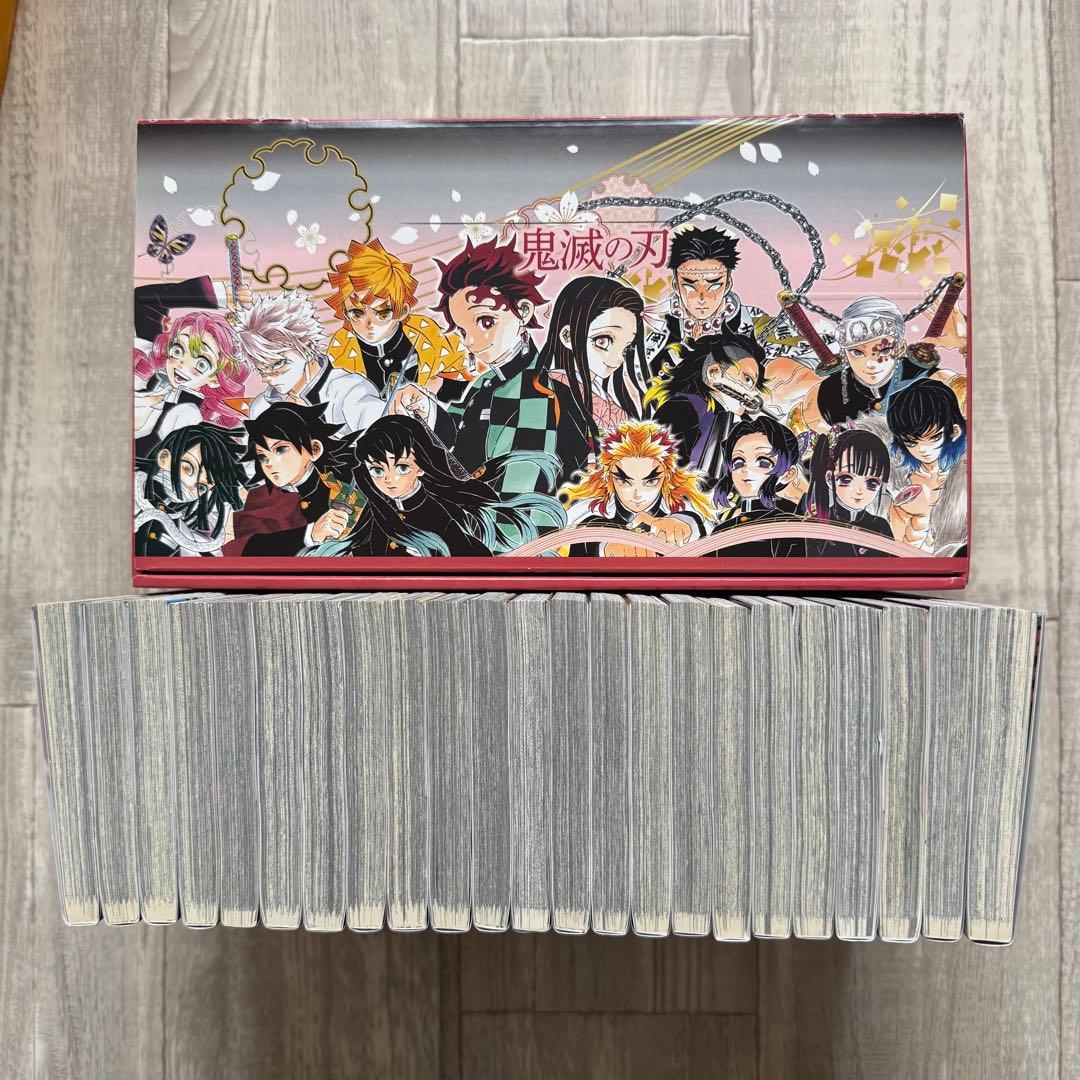 鬼滅の刃 全巻セット 全巻収納ボックス　特製しおり