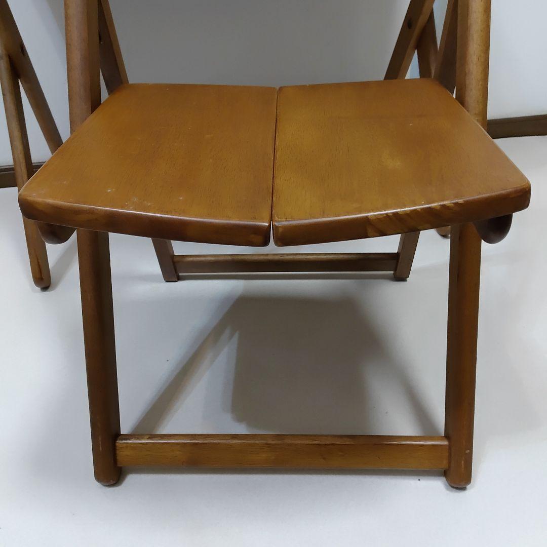 アンティーク　Desk ＆ Chair　折りたたみ　デスク ＆ チェア セット