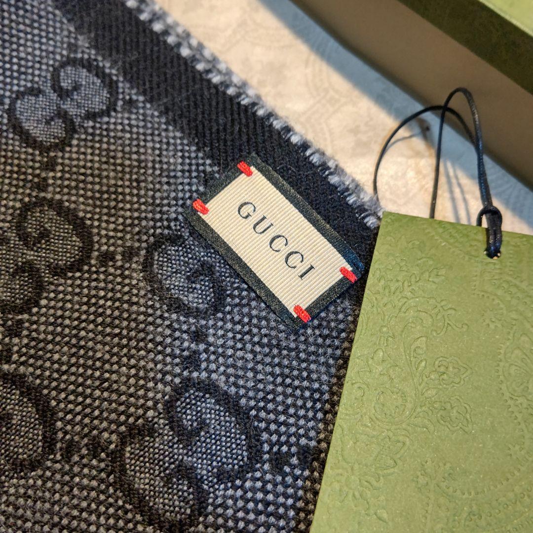 ❤美品箱付❤GUCCI マフラー ストール ショール スカーフ ❤定価７万円❤
