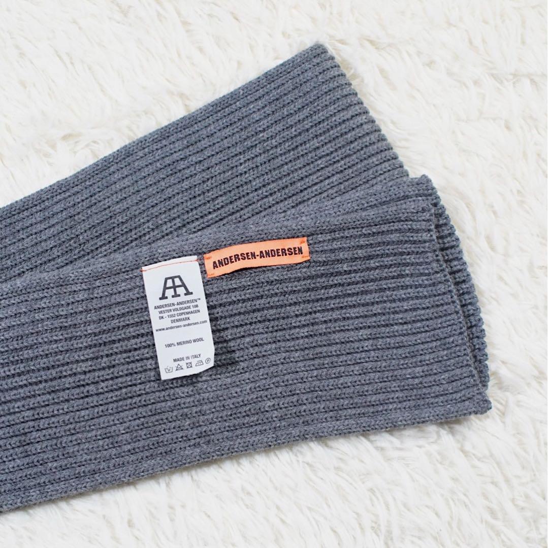イタリア製《ANDERSEN-ANDERSEN》マフラー MERINO WOOL