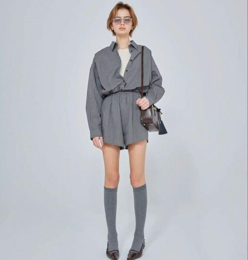 searoomlynn Daddyscheckショートオールインワン　即購入可