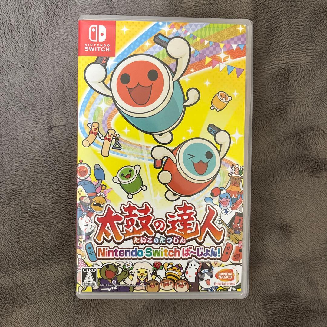Switch 太鼓の達人 ソフト＋太鼓とバチ（タタコン）セット パッケージ付き