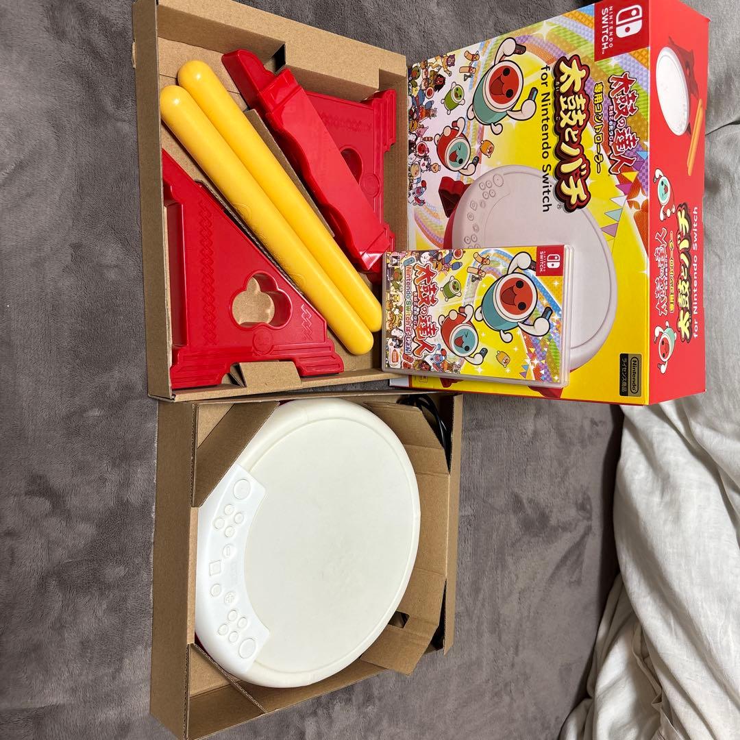 Switch 太鼓の達人 ソフト＋太鼓とバチ（タタコン）セット パッケージ付き