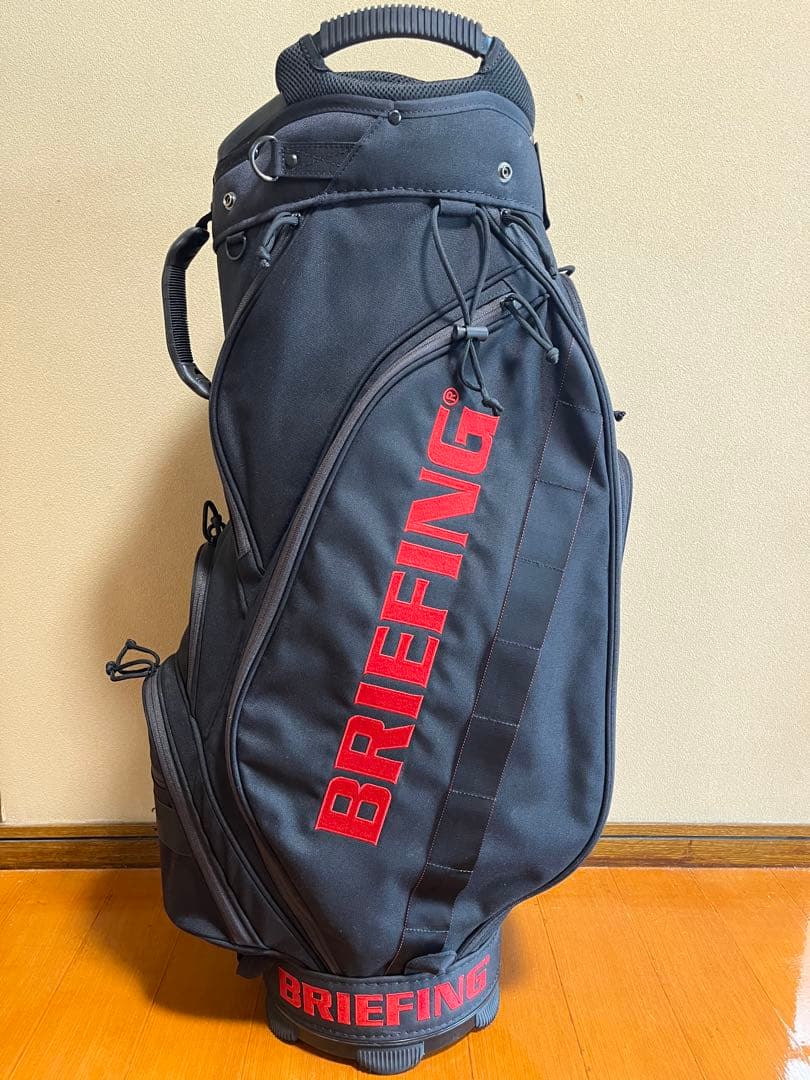 BRIEFING キャディバッグ 黒 CR5（口枠14分割＋1）