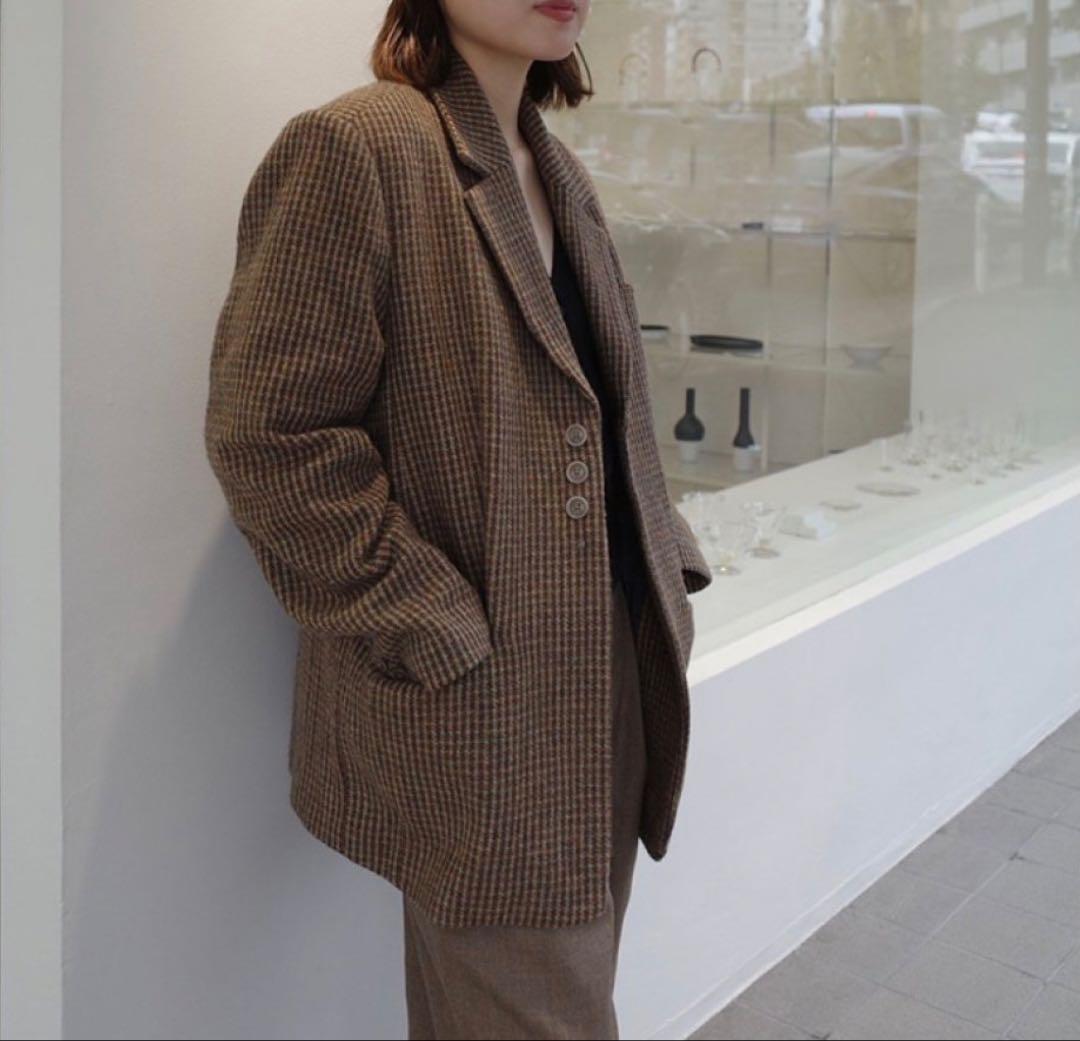 ◼️新品TODAYFUL ウールチェックジャケット SIZE36