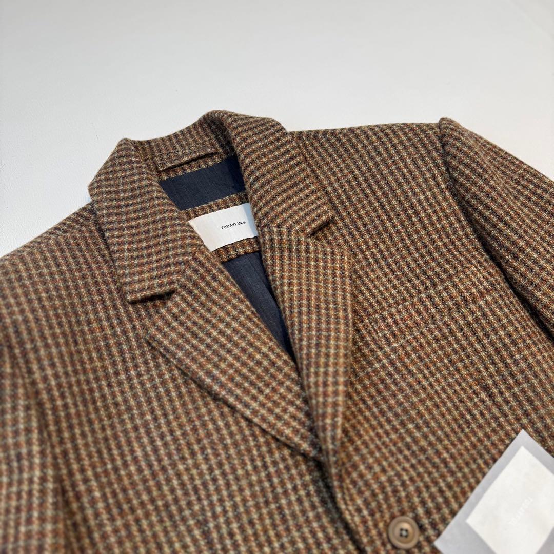 ◼️新品TODAYFUL ウールチェックジャケット SIZE36