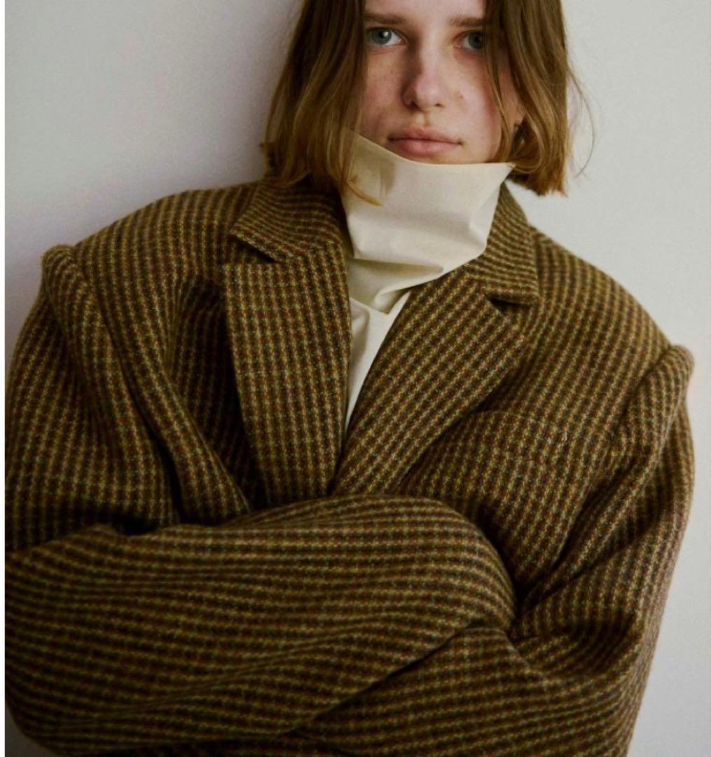 ◼️新品TODAYFUL ウールチェックジャケット SIZE36