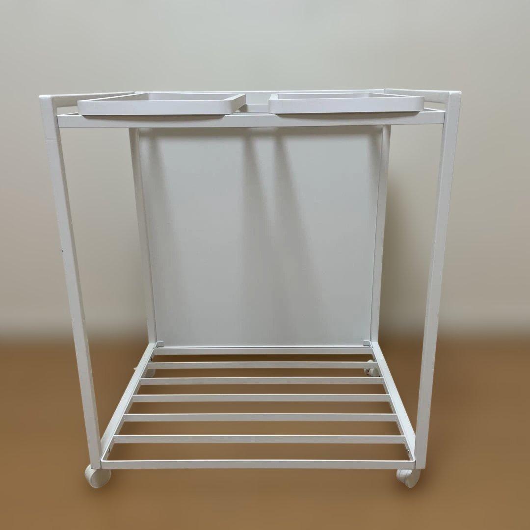 山﨑実業 tower 目隠し分別ダストワゴンキャスター付き ゴミ箱