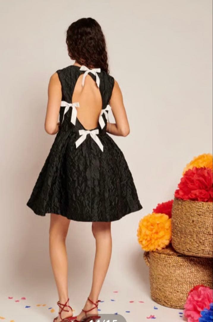 ワンピース sisterJane / Jacquard Open BackMiniDress
