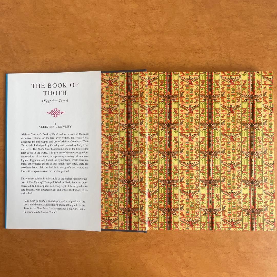 洋書 THE BOOK OF THOTH (Egyptian Tarot)