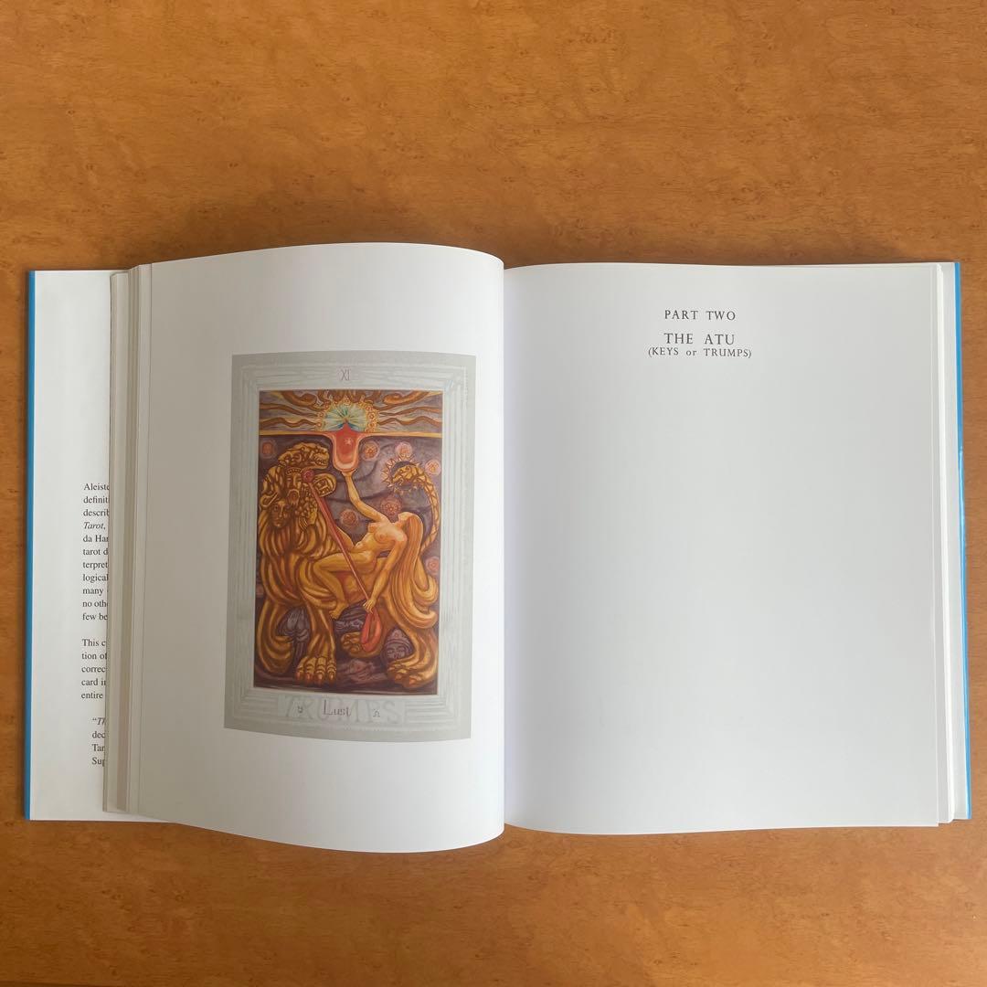 洋書 THE BOOK OF THOTH (Egyptian Tarot)