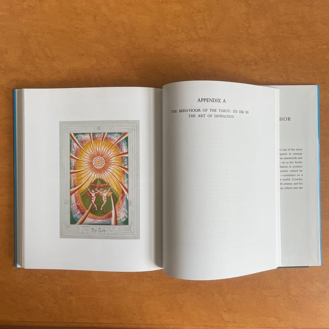 洋書 THE BOOK OF THOTH (Egyptian Tarot)